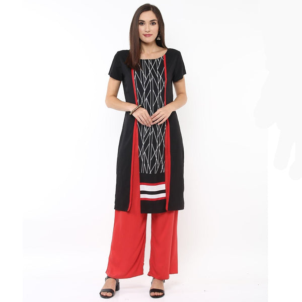 Women's Panelled Placement Kurti - Pannkh