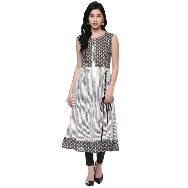 Women's Kurta With Drawstring - Pannkh