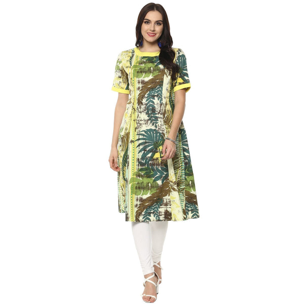 Women's Forest Print Kurta - Pannkh