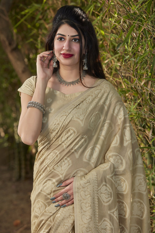 Women's Silk Traditional Saree - Monjolika