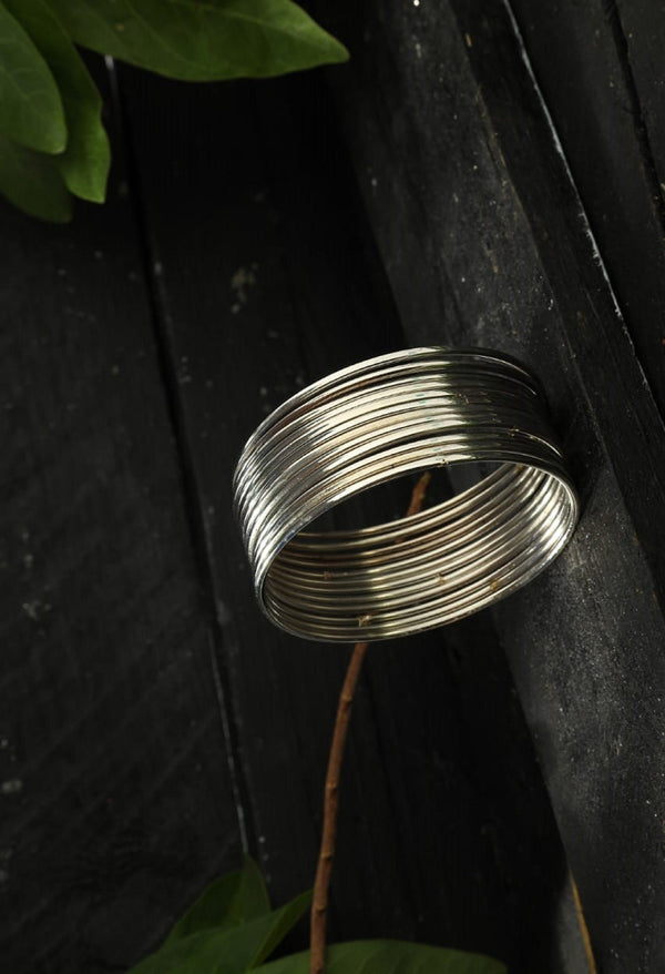 Johar Kamal Oxidised Black-Plated Bangles Jkbangles_002