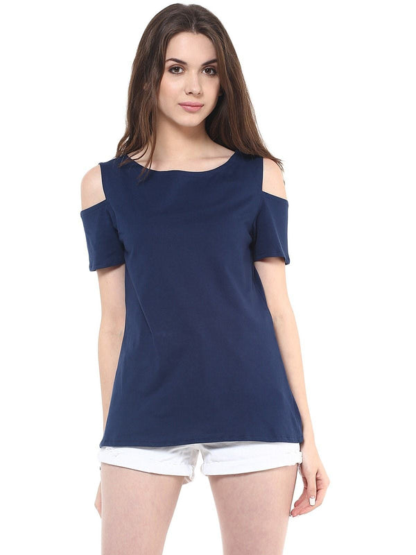 Women's Cold Shoulder Top - Pannkh