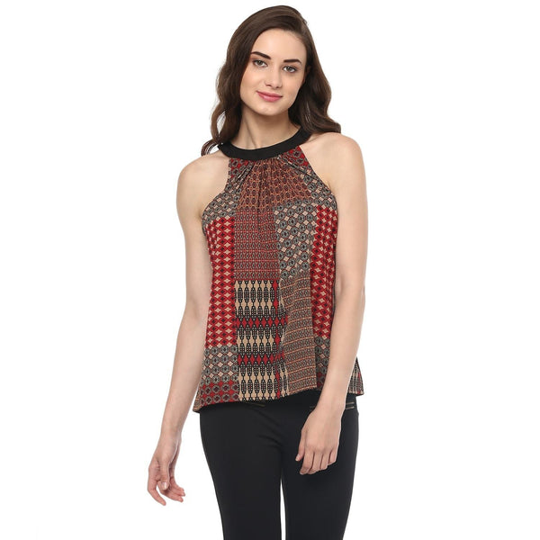 Women's Raglan Cut Flared Top - Pannkh