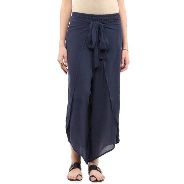 Women's Front Knot Dhoti Trouser - Pannkh