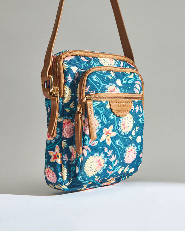 Teal By Blue Bloom Wallet Sling Bag - Chumbak