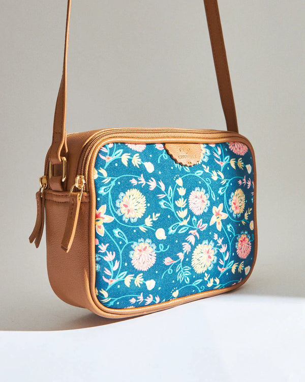 Teal By  Blue Bloom Box Sling Bag - Chumbak