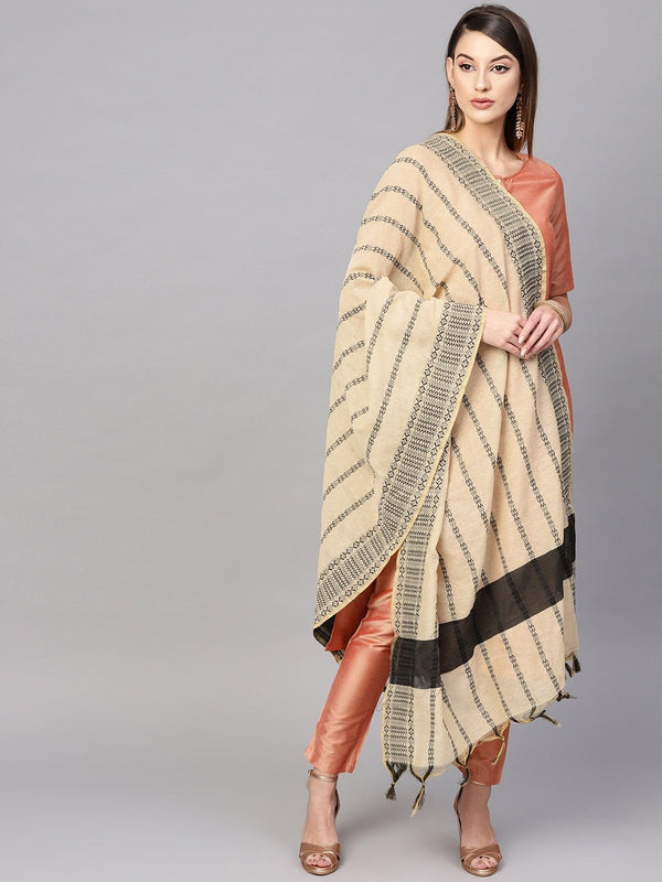 Women's  Woven Design Dupatta - AKS