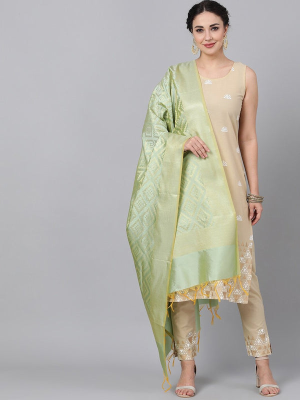 Women's  Woven Design Dupatta - AKS