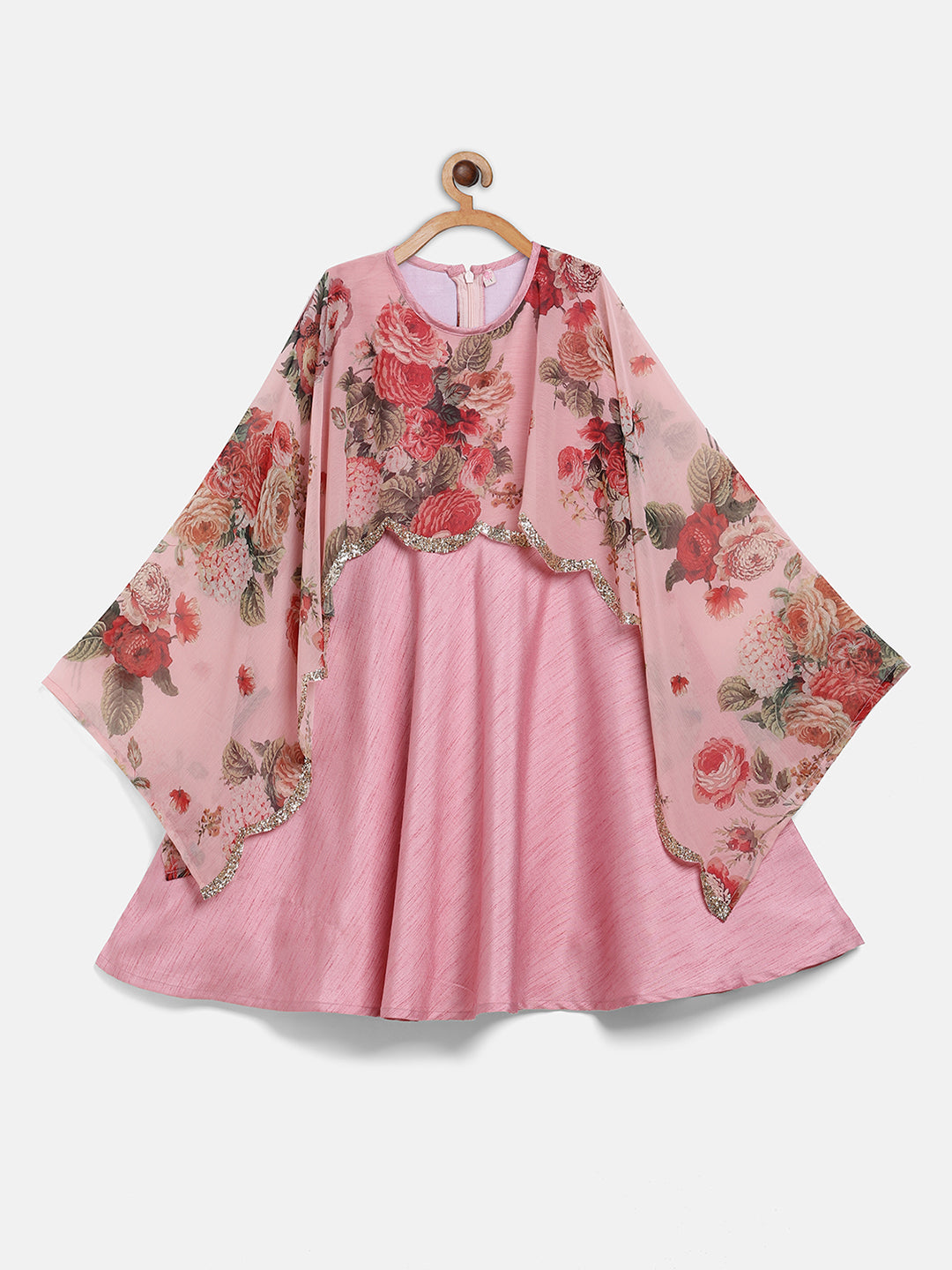 Poly Silk Dress for Girls - AHALYAA Girls