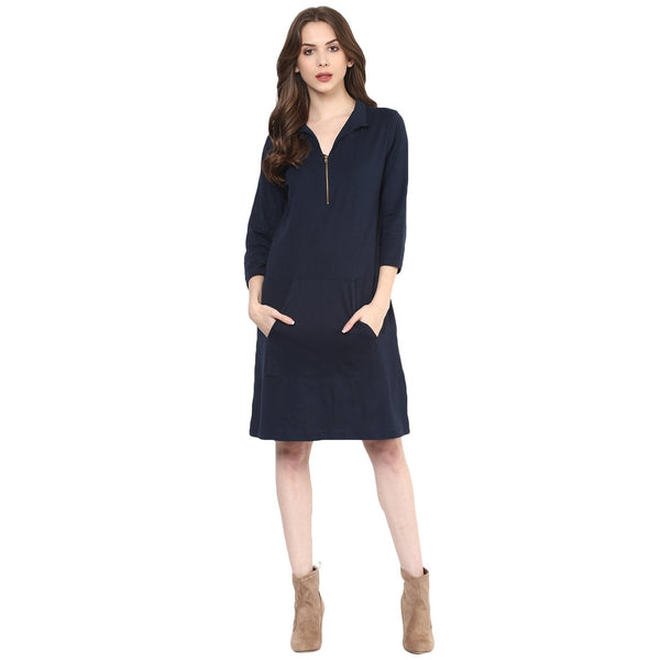 Women's Short Pocket Dress - Pannkh