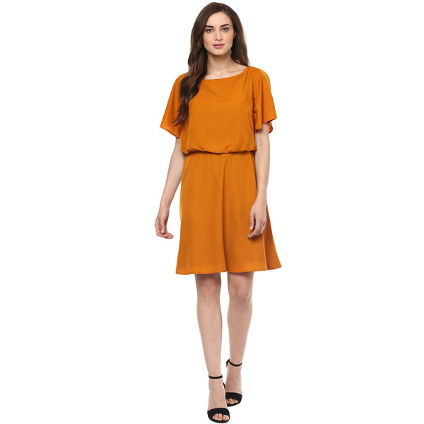 Women's Balloon Flare Dress - Pannkh