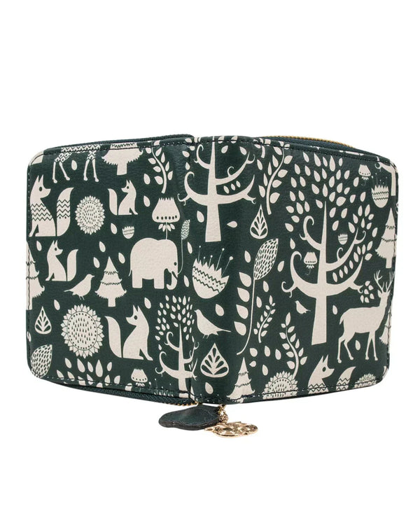 Midnight Forest Teal Mini Wallet - Chumbak