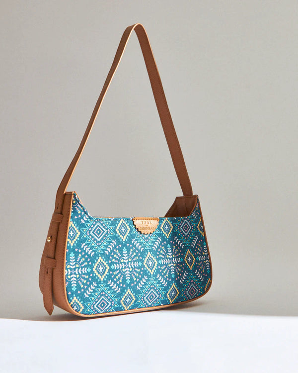 Teal By Chumbak Mexico Aztec Shoulder Bag - Chumbak