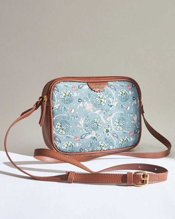 Teal By Grey Bloom Box Sling Bag - Chumbak