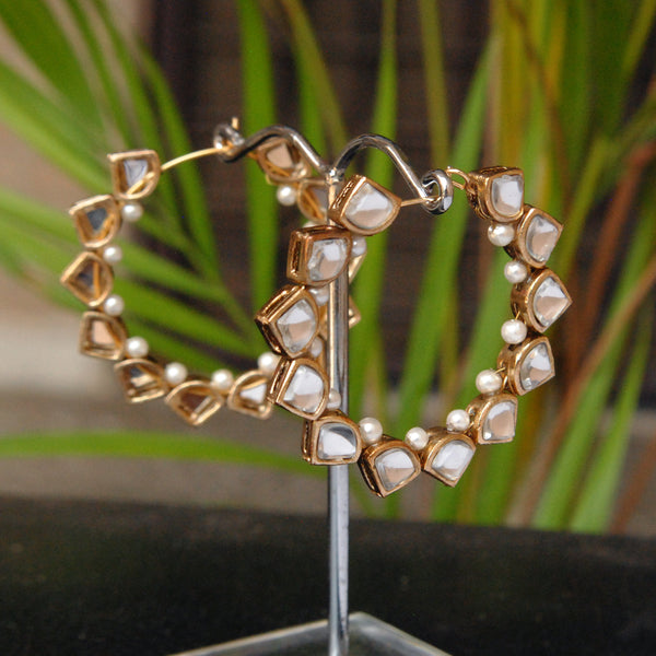 Women's Stardust Hoop Earrings - BeAbhika