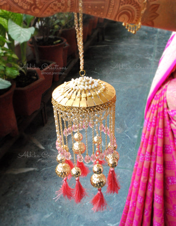 Women's Chandelier Kaleera with Tassels(pair of 2 kaleere) - BeAbhika