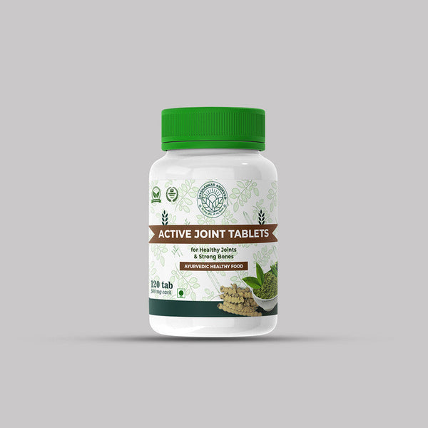 Active Joint Tablets - Help To Healthy Joints & Strong Bones(120 Tab) - Jayshankar Ayurved