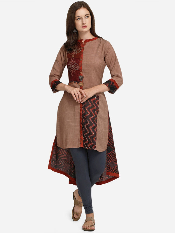 Women's Multi Ryon Silk Bollywood Exclusive Kurti - Ad-9006 - Navyaa