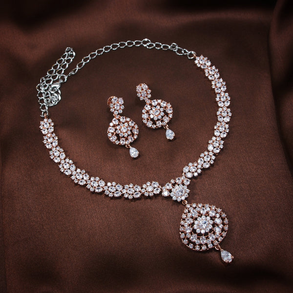 Women's Rose Gold Jewellery Set - i jewels