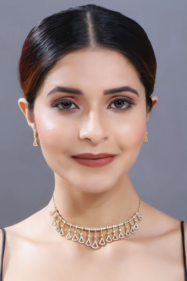 Women's Gold Plated Jewellery Set - i jewels