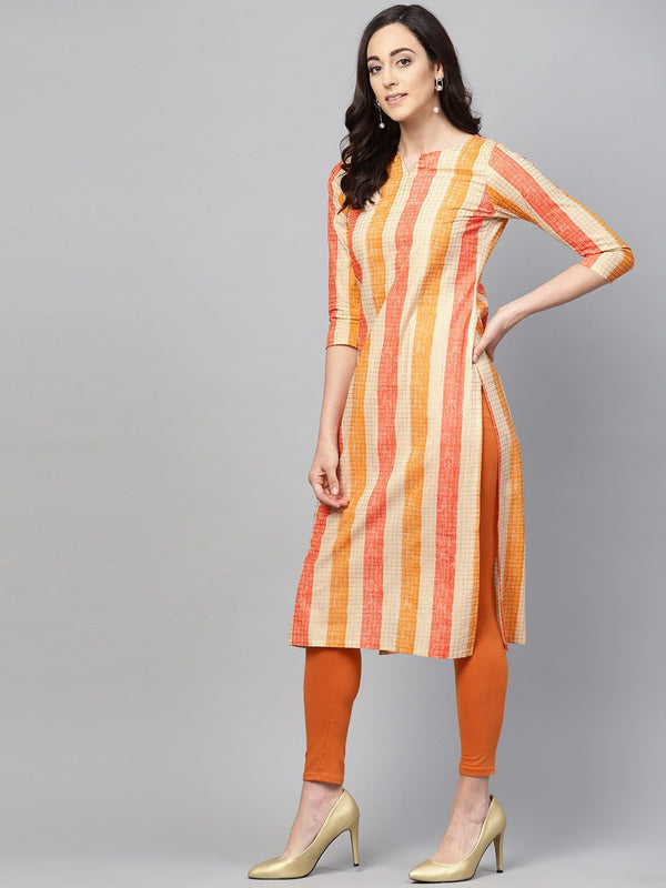 Women's Cotton Printed Kurta - Ahika