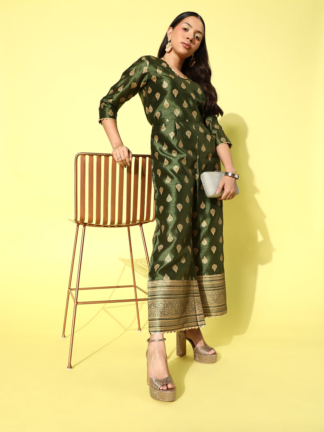 Women's Treditional Wear Jumpsuit - Ahalyaa