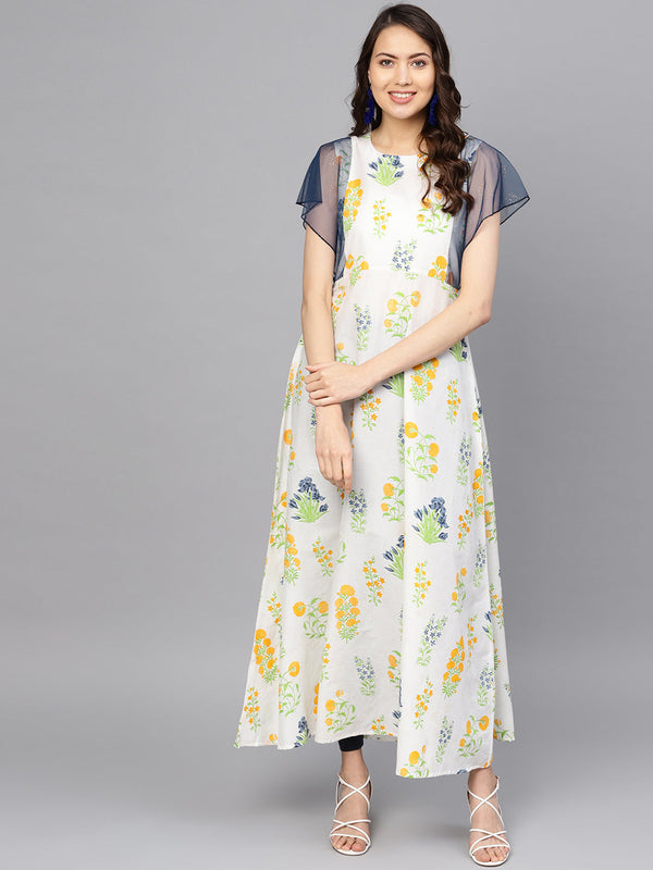 Women's Printed A Line Only Kurta - Ahalyaa