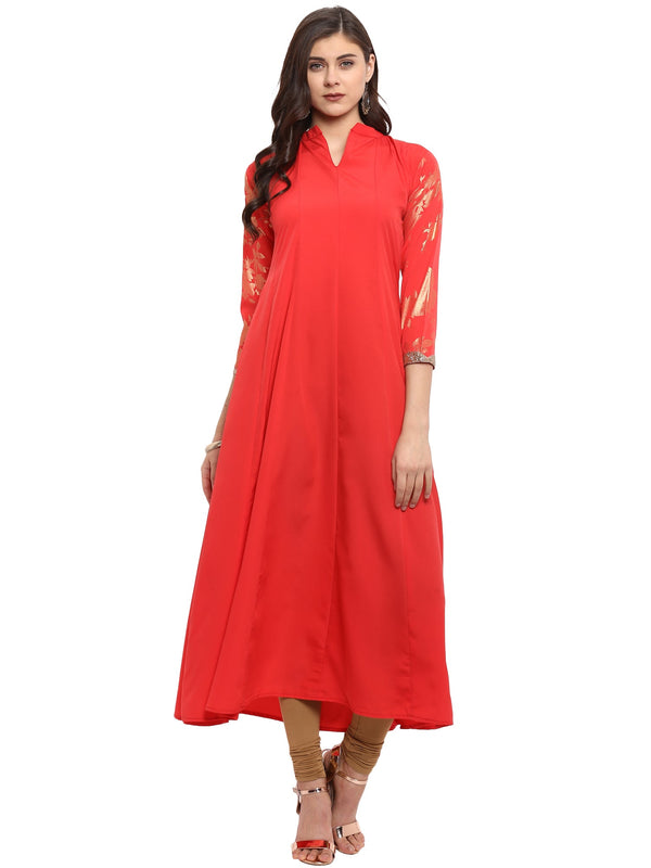 Women's Delicate Anarkali Kurta Only - Ahalyaa