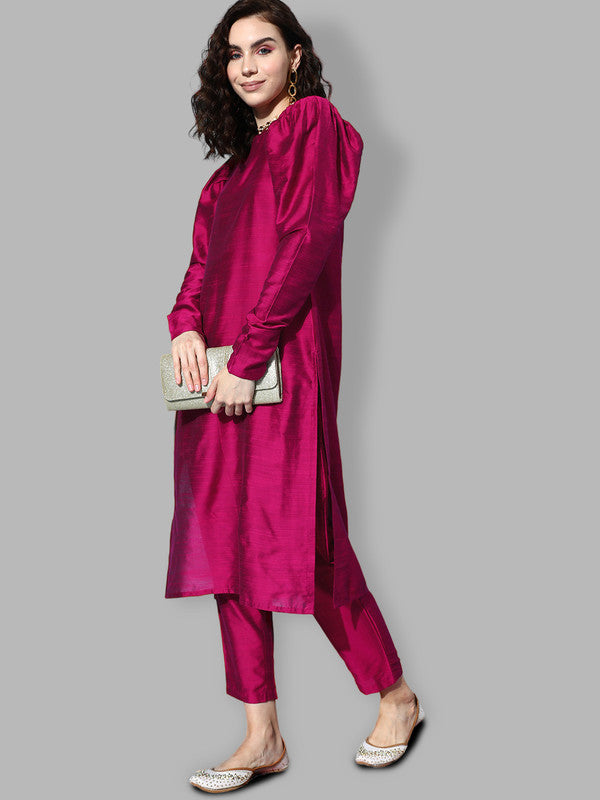 Women's Regular Kurta With Trousers - Ahalyaa