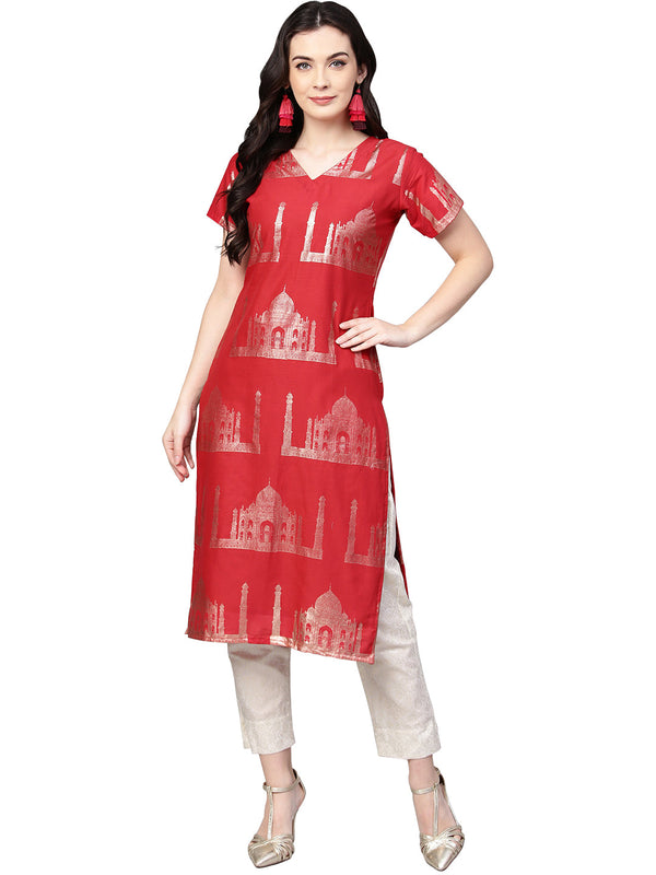 Women's Traditional Hand Printed Cotton Combo - Ahalyaa