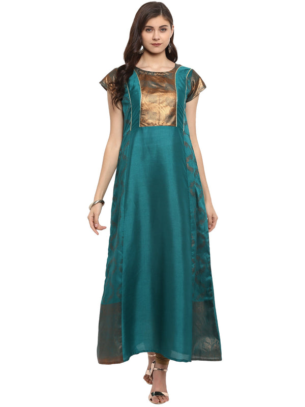 Women's Sober Anarkali Kurta Onlyonly Kurta - Ahalyaa