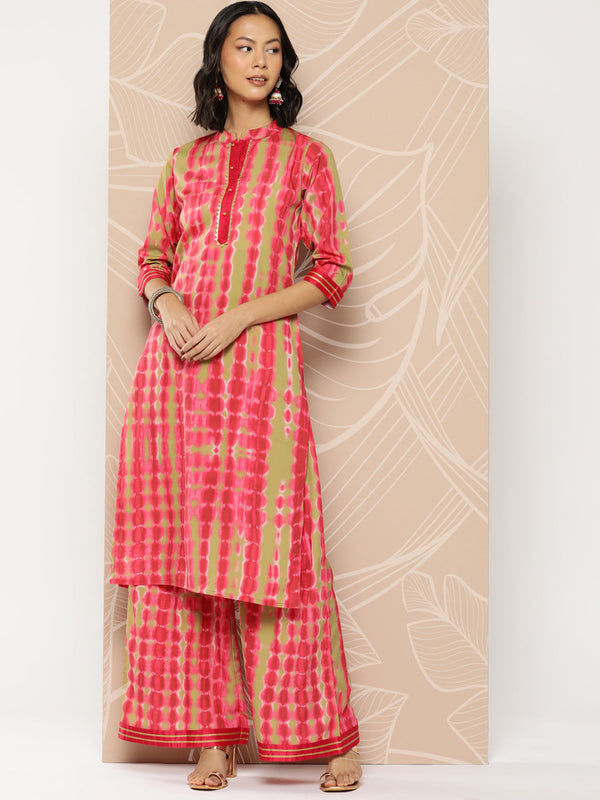 Jashvi Women Printed Regular Kurta with Palazzos