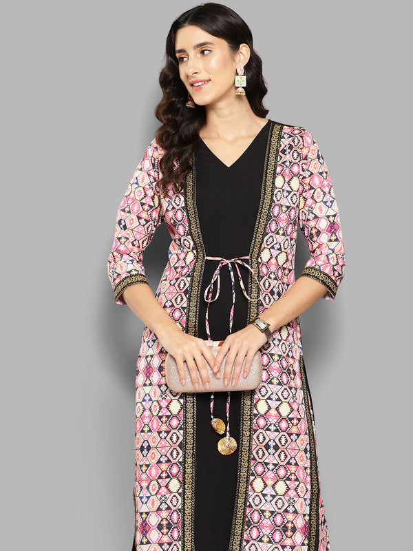 Women's Printed Regular Kurta With Palazzos - Ahalyaa