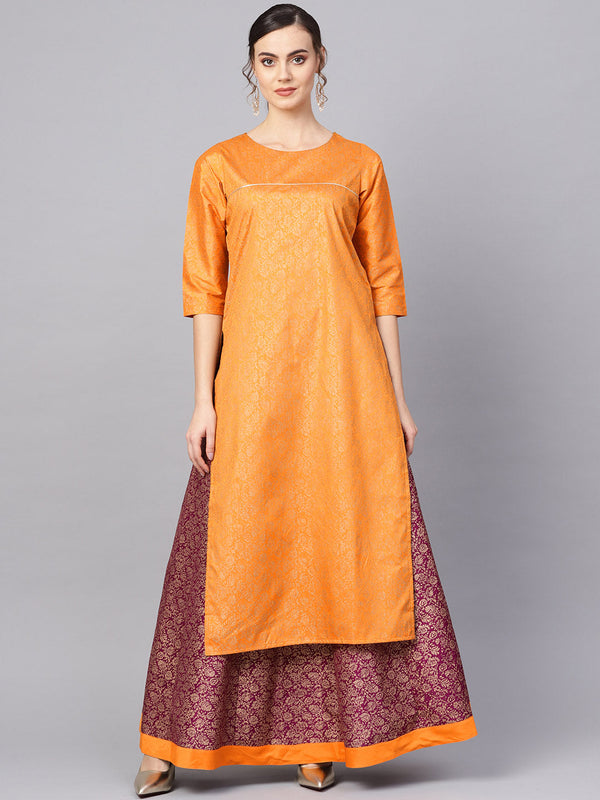 Women's Indo Western Kurta Set - Ahalyaa