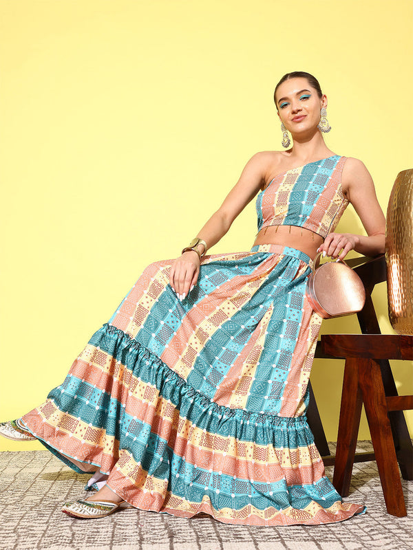 Jashvi Women Ethnic Printed Co-Ords