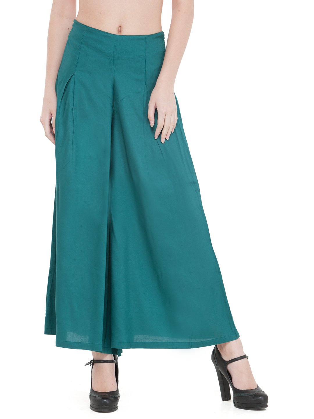 Women's  Rayon Palazzo - BitterLime