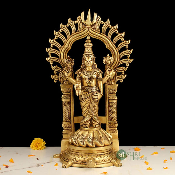 BRT-568-17 (17" BRASS TIRUPATI STANDING BRT)