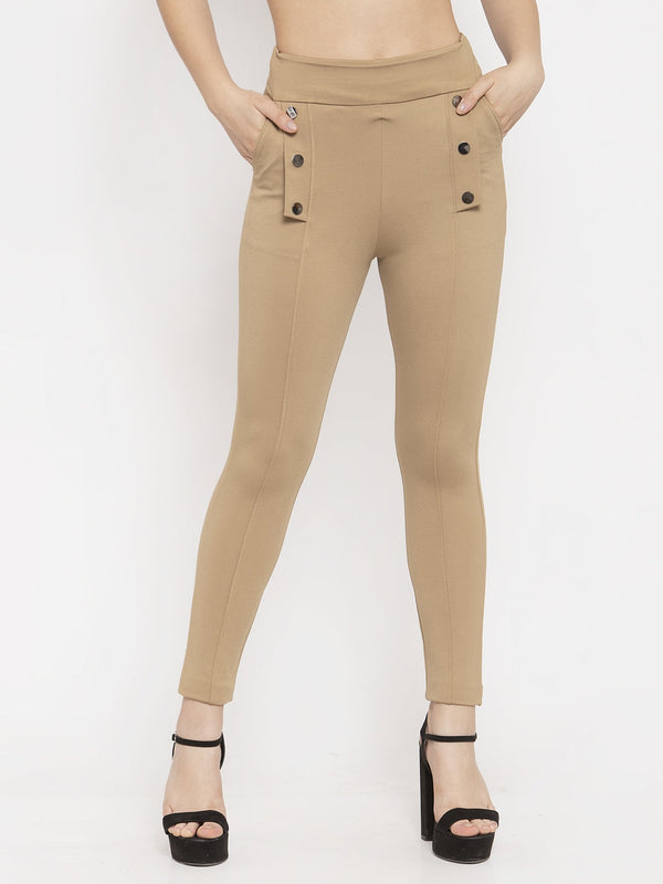 Women's Fawn Regular Fit Jeggings - Wahe-NOOR