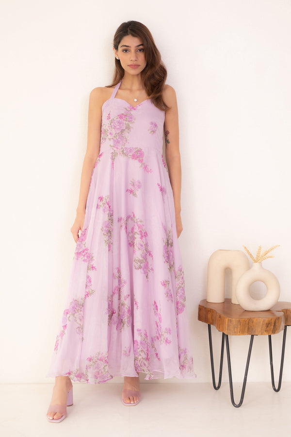 Women's Purple Maxi Dress - Saras The Label