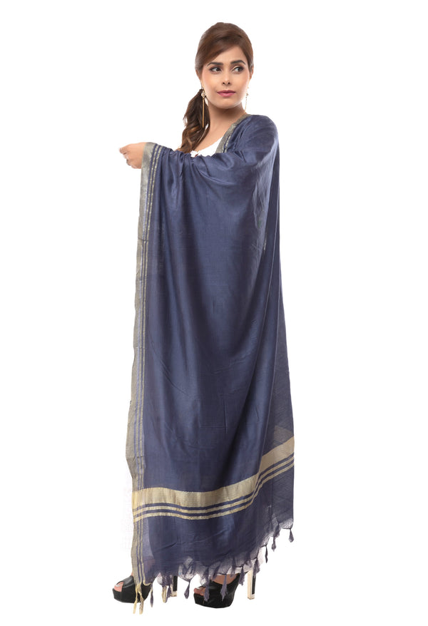 Women's Slub Cotton Dupatta - Moeza