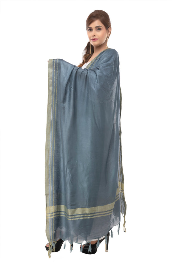 Women's Slub Cotton Dupatta - Moeza