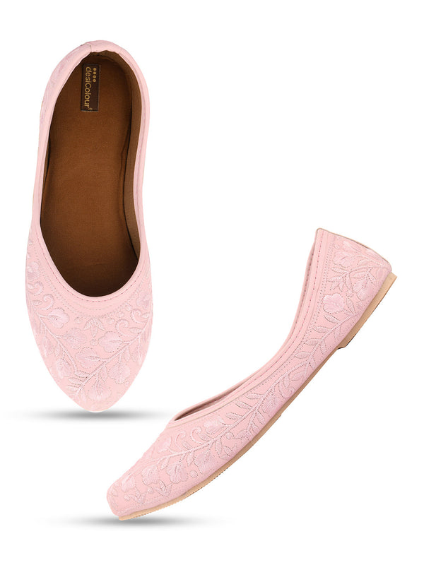 Women's Pink Boutique LR  Indian Ethnic Comfort Footwear - Desi Colour