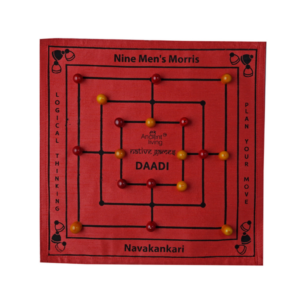 Ancient Living Daadi Raw Silk Board Game - 1 Pcs