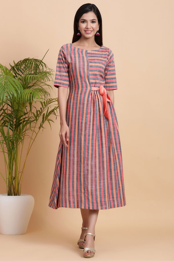 Women's New York Striped Dress - Gillori