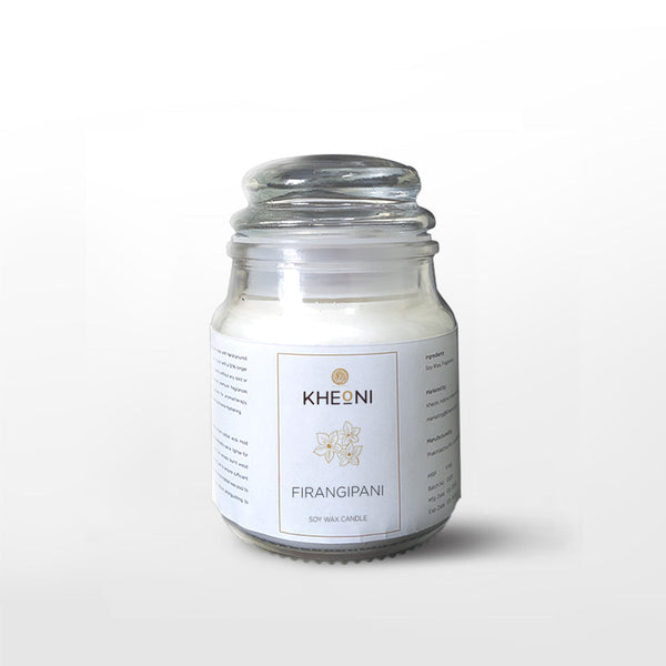 Frangipani Soywax Candle -  KHEONI