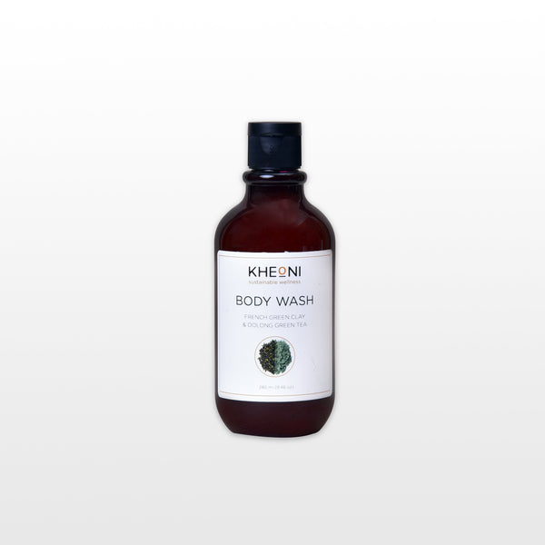 French Green Clay & Oolong Green Tea Body Wash -  KHEONI