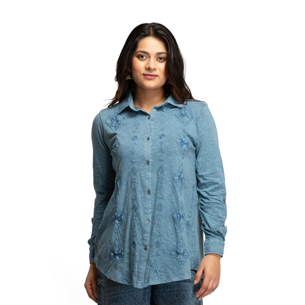 Women's Embroidered shirt for women - Taantav