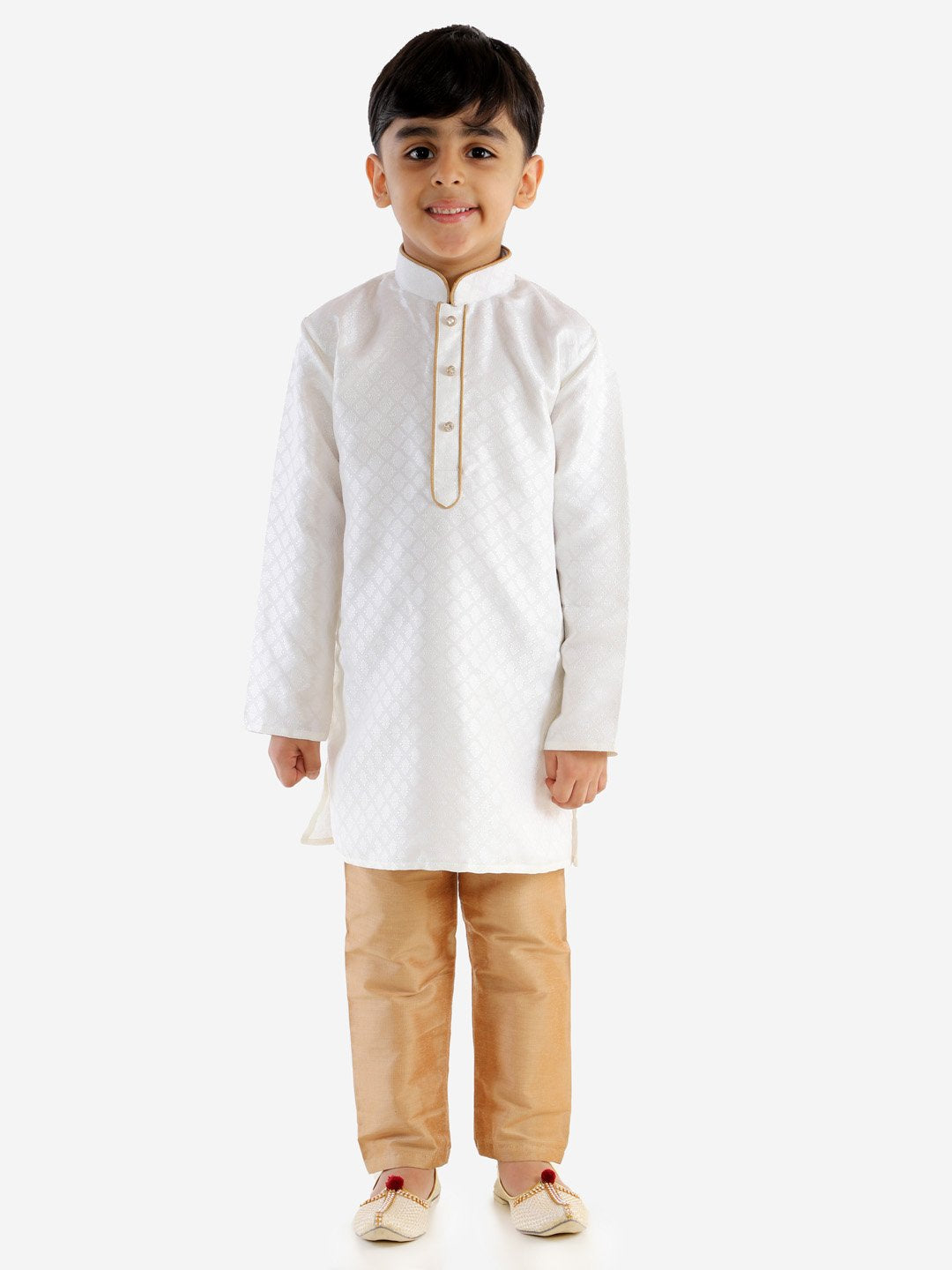 Jacquard Kurta Pyjama Set for Boys - JBN Creation