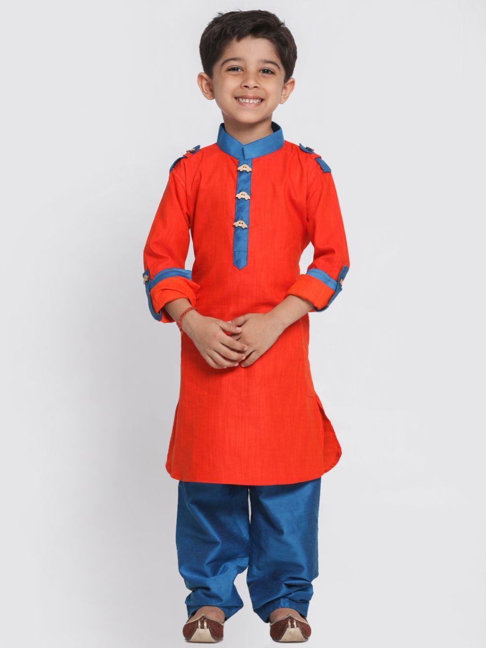 Cotton Pathani Suit Set for Boys - JBN Creation