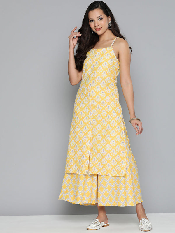 Jashvi Women Ethnic Motifs Printed Kurta with Palazzos